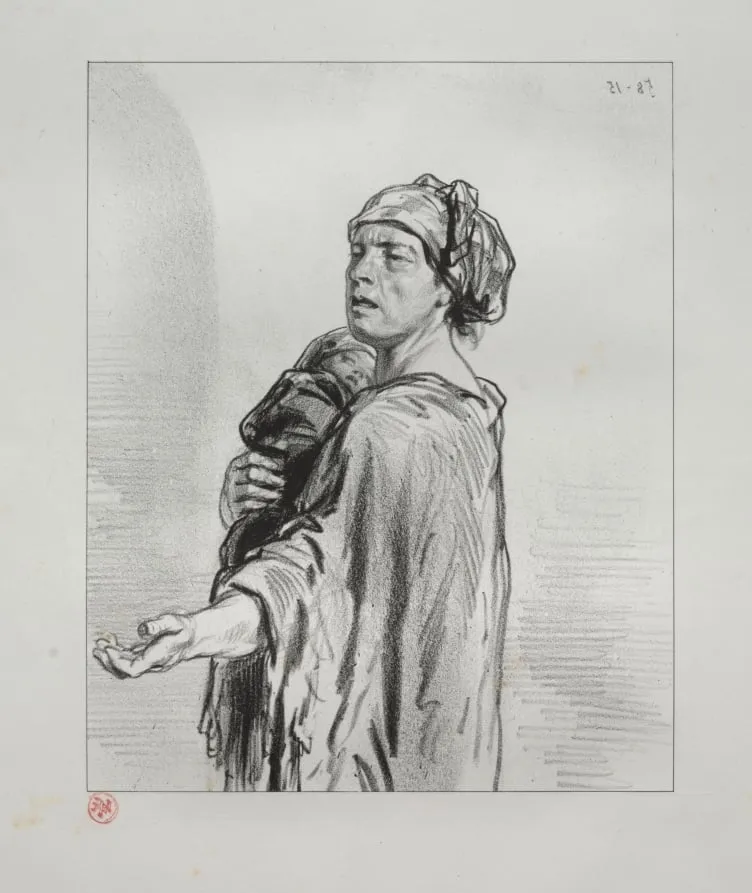 End of a Romance, by Paul Gavarni, 1858