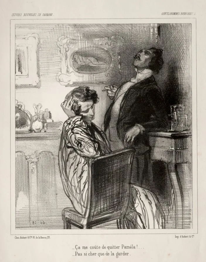 Gentils Hommes Bourgeois, by Paul Gavarni, 1846