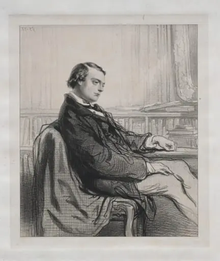 Gentlemen of the Press: Théodore de Banville, by Paul Gavarni