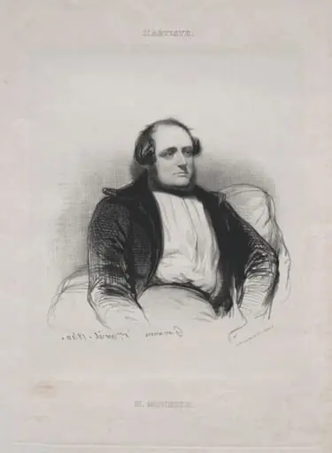 Henri (Bonaventure) Monnier, by Paul Gavarni