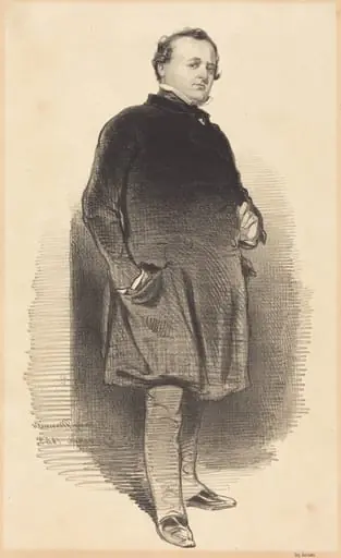 Henry Monnier, by Paul Gavarni