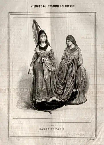 Histoire du Costume en France:  Dames de Paris, by Paul Gavarni