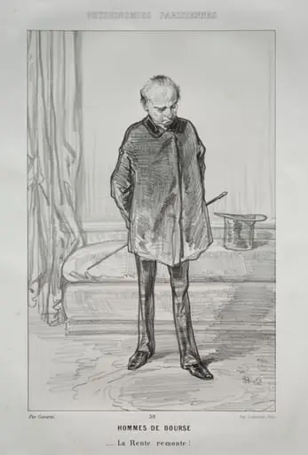 Hommes de Bourse, by Paul Gavarni