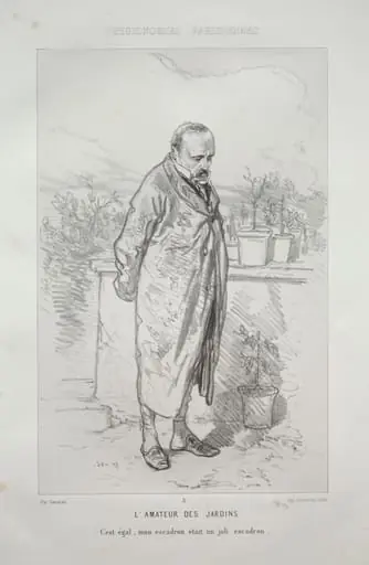 L'Amateur des Jardins, by Paul Gavarni