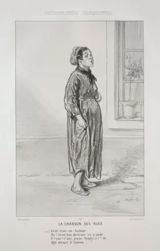 La Chanson des Rues, by Paul Gavarni