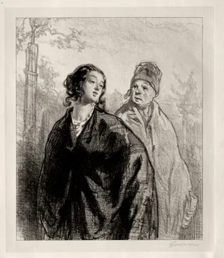 La Fille et la mère, by Paul Gavarni