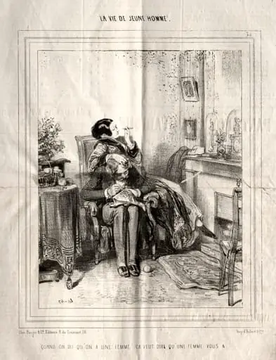 La Vie de Jeune Homme, by Paul Gavarni