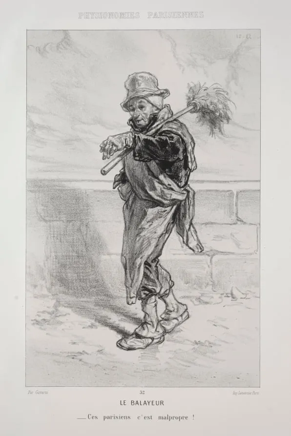 Le Balayeur, by Paul Gavarni, 1857