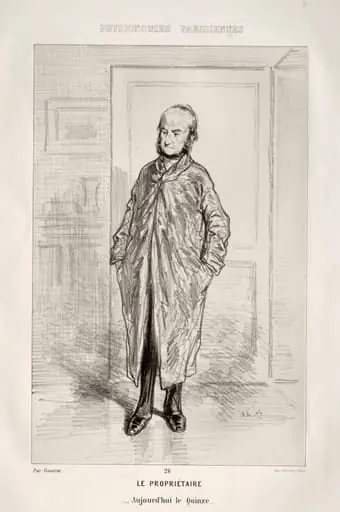 Le Propriétaire, by Paul Gavarni