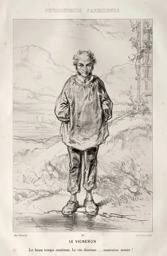 Le Vigneron, by Paul Gavarni, 1857