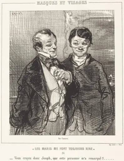 "Les Maris me font toujours rire" (Husbands Always Make Me Laugh), by Paul Gavarni