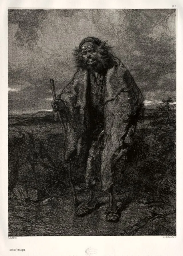 Old and Modern Artists: Thomas Vireloque, by Paul Gavarni, 1857