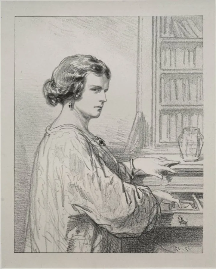 Par-ci, par-lá: The Boudoir key opens many secrets, by Paul Gavarni, 1855