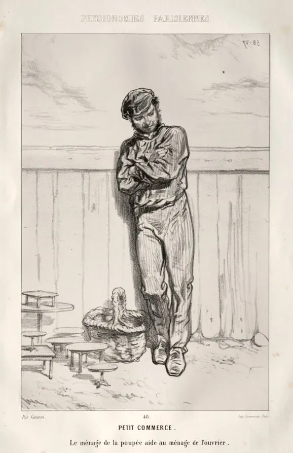 Petit Commerce, by Paul Gavarni, 1858