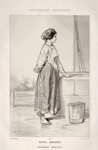 Petite Servante, by Paul Gavarni