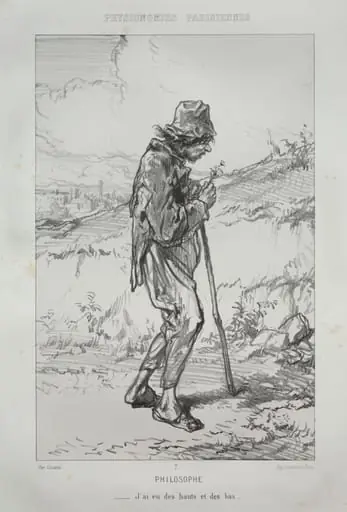 Philosophe, by Paul Gavarni