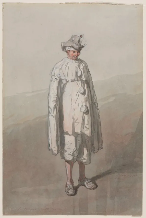 Pierrot, by Paul Gavarni, 1855