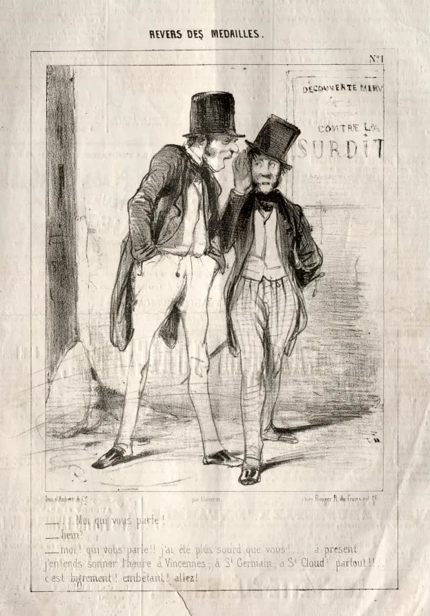 Revers des Médailles, by Paul Gavarni, 1842
