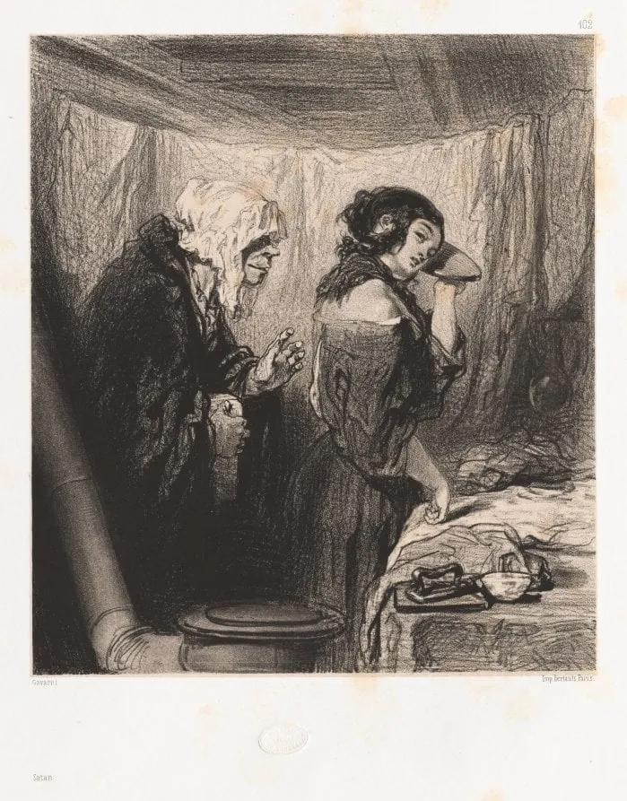 Satan, by Paul Gavarni, 1855