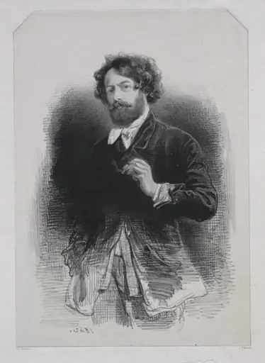 Self-Portrait, by Paul Gavarni
