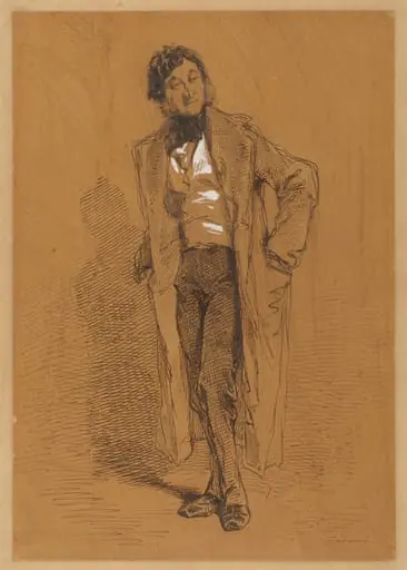 Standing Man, by Paul Gavarni