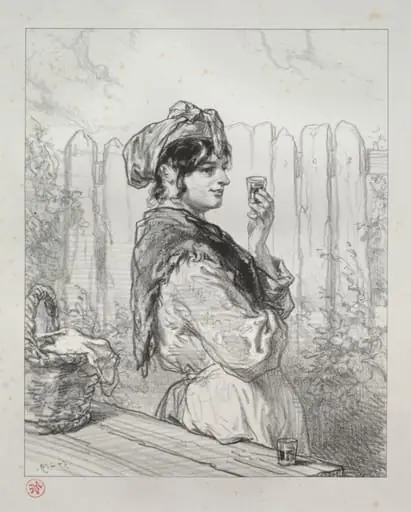 The Brandied Peach, by Paul Gavarni