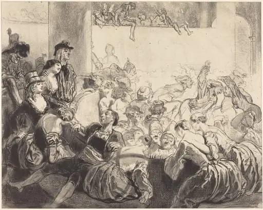 The Masked Ball, by Paul Gavarni