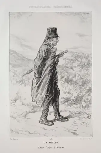 Un Auteur, by Paul Gavarni