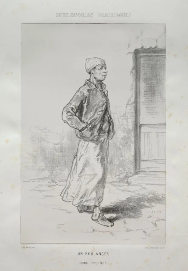 Un Boulanger, by Paul Gavarni, 1858