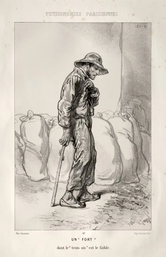 Un Fort, by Paul Gavarni, 1858