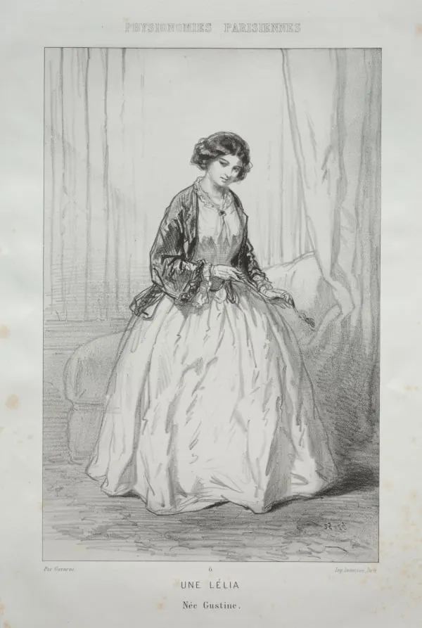 Une Lélia, by Paul Gavarni, 1857