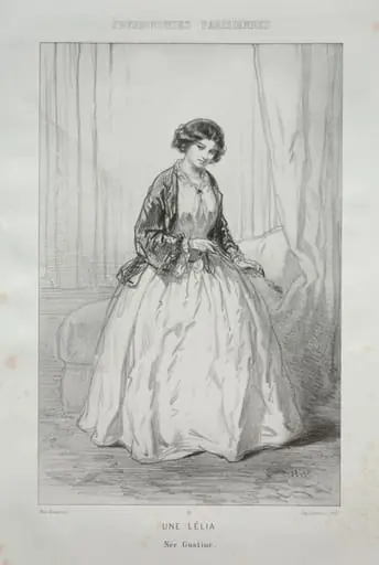 Une Lélia, by Paul Gavarni