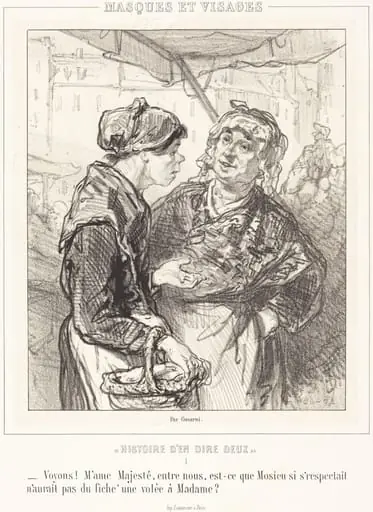 "Voyons! Mme Majeste...", by Paul Gavarni