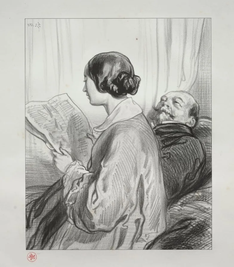 We have given no one the right to doubt the sincerity of our manifestations. Therefore, say briefly today: No! Prussia's attitude does not in the least disquiet us, by Paul Gavarni, 1858
