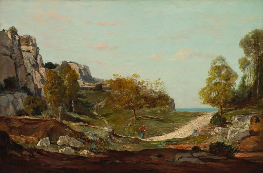 Landscape at Saint-André, Near Marseilles, by Paul Guigou