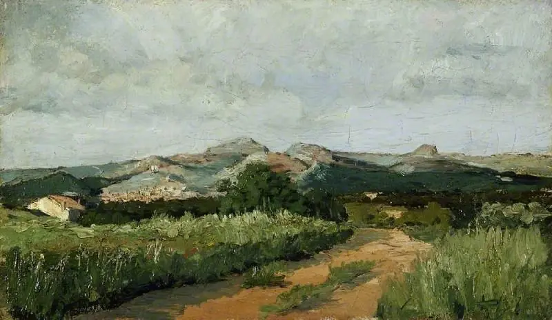 Paysage provençale, 1869, by Paul Guigou