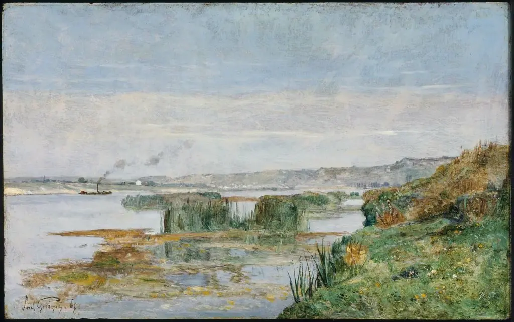 View of Triel, by Paul Guigou