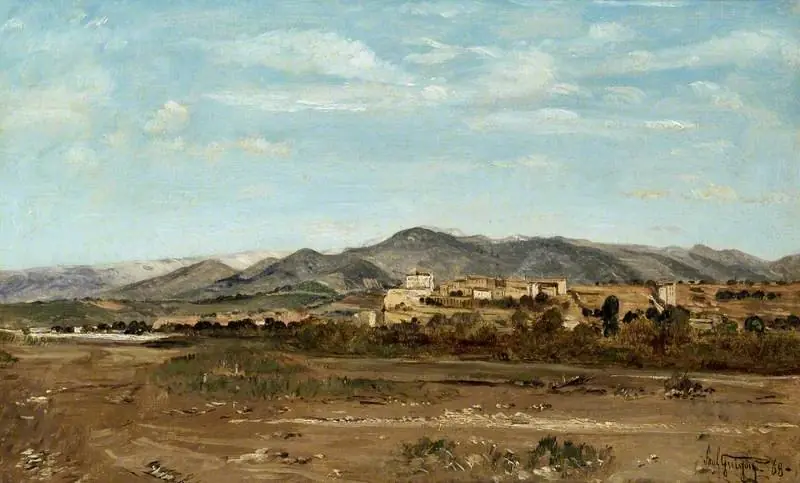 Village of Lauris, in Vaucluse on the Banks of the River Durance, by Paul Guigou