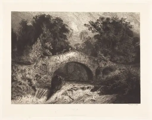 A Bridge in Auvergne (Un pont en Auvergne), by Paul Huet