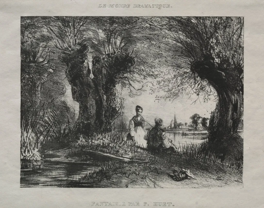 Fantasy, by Paul Huet, 1836