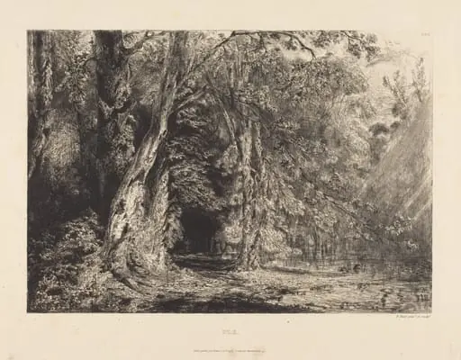 L'Ile Séguin in Flood, by Paul Huet