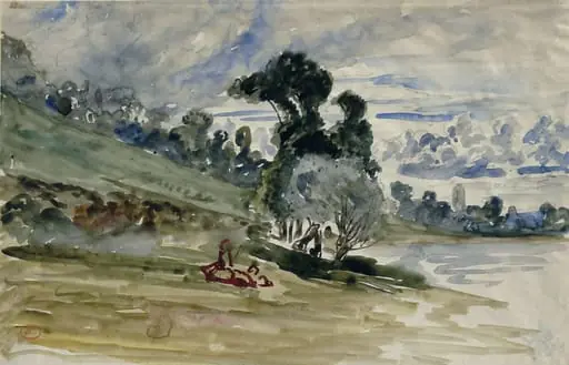 Le pays de lumières, près de Crécy, by Paul Huet