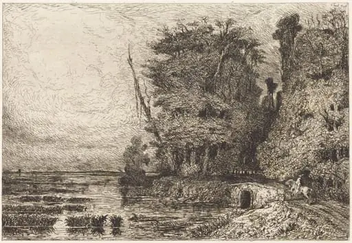 Orage à la Fin du jour, by Paul Huet