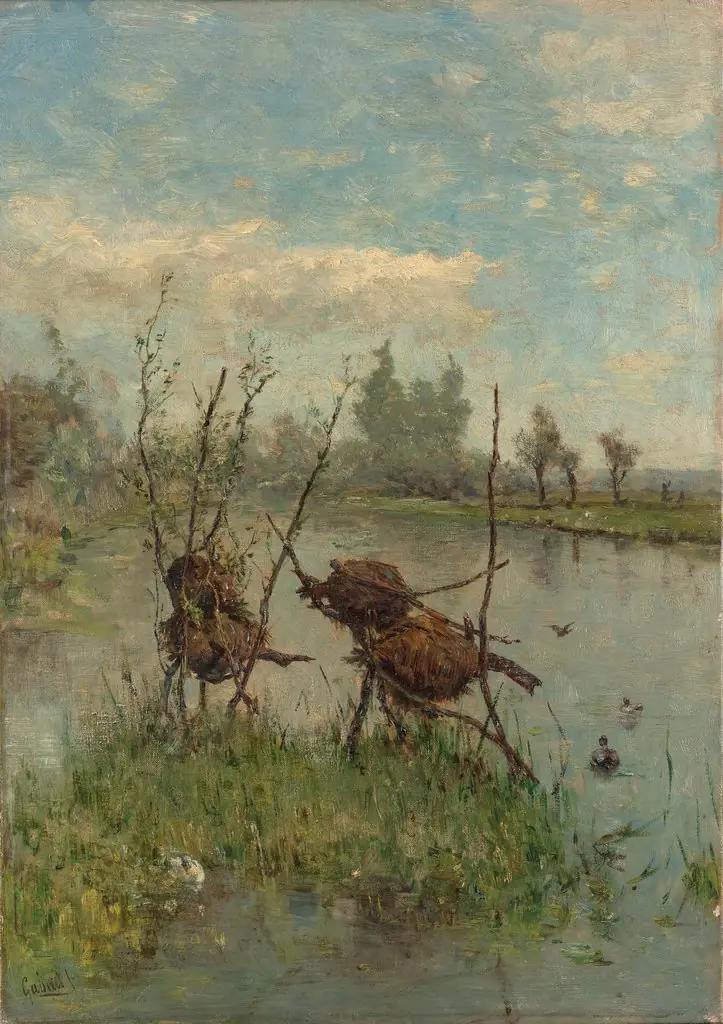 Ducks' Nests, by Paul Joseph Constantin Gabriël