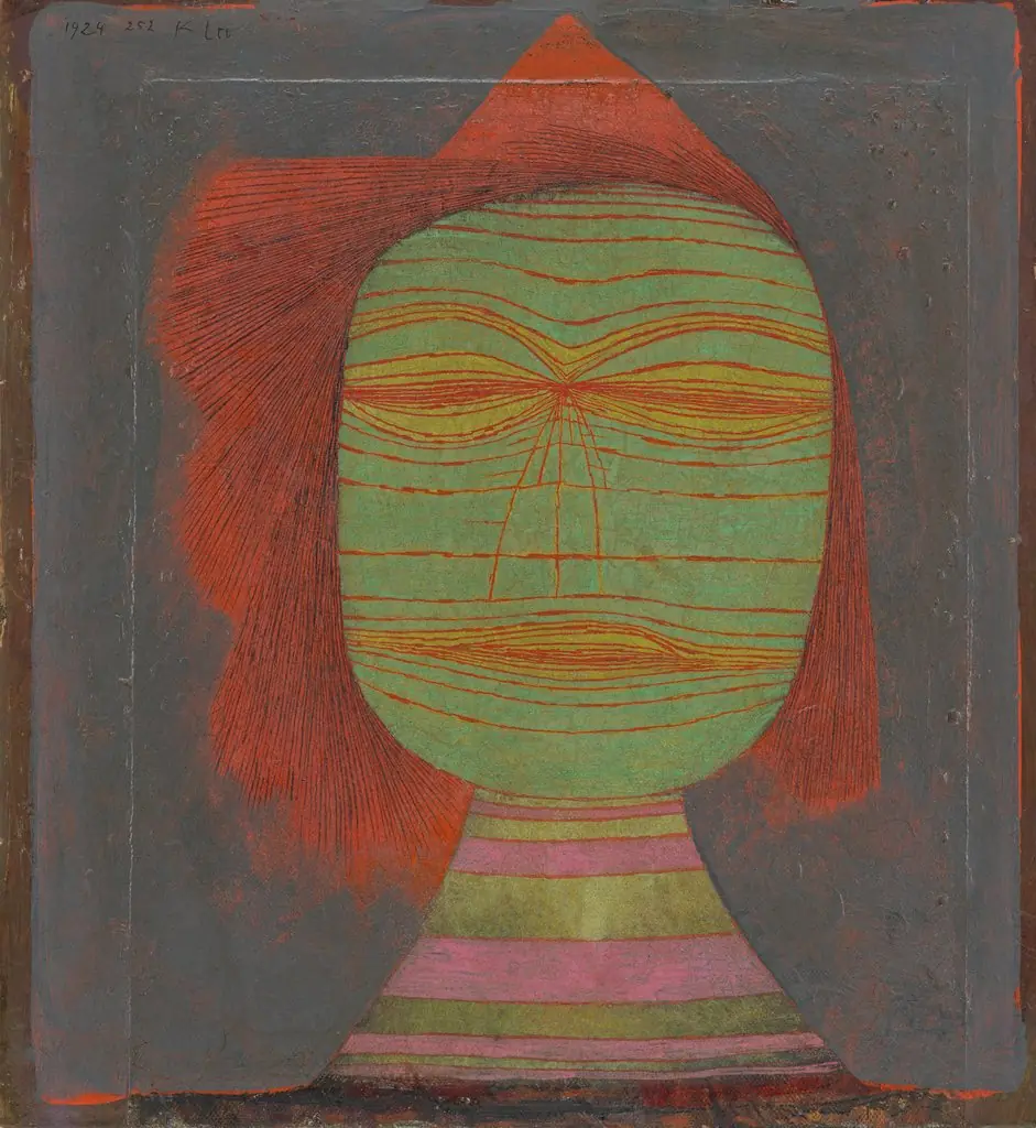 Actor's Mask, by Paul Klee
