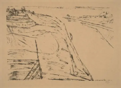 Blick auf einen Fluss (View on a River), by Paul Klee