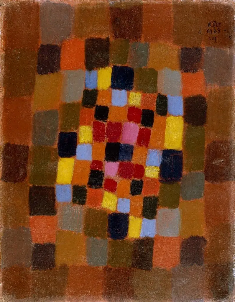 Buntes Beet, by Paul Klee