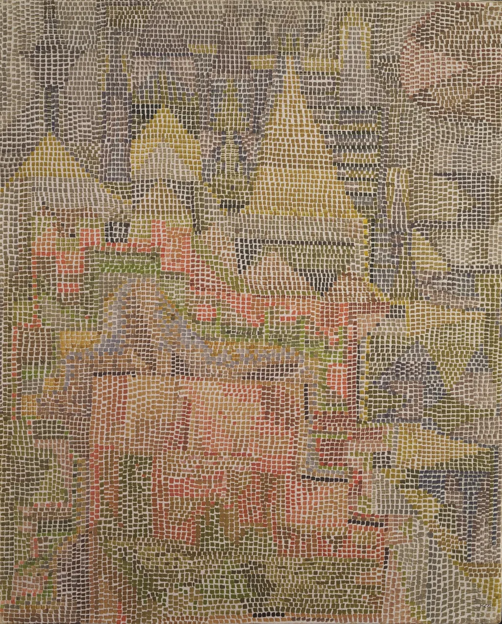 Castle Garden, by Paul Klee, oil, 1931