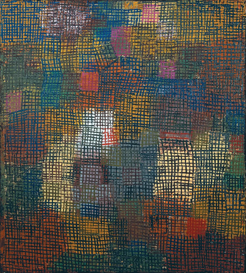 Colors from a Distance, by Paul Klee, oil, 1932