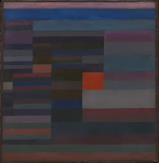 Fire in the Evening, by Paul Klee